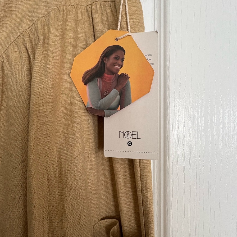 NWT - Fe Noel x Target Women's Yoke High-Rise Harem Pants Khaki - SZ 12 - Picture 6 of 8